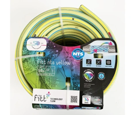 Fitt Nts Yellow Manguera De Jardín Flexible 50 m