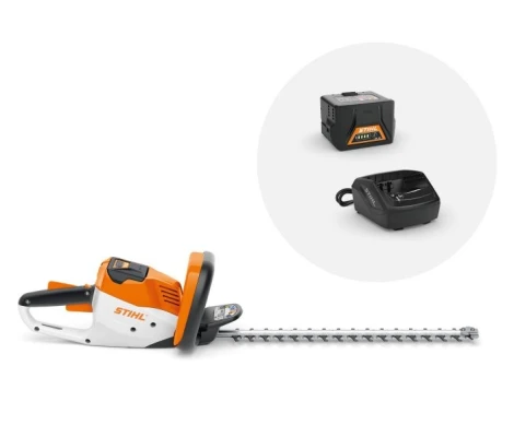 STIHL Cortasetos HSA 56 Con Batería AK 10 y Cargador AL 101