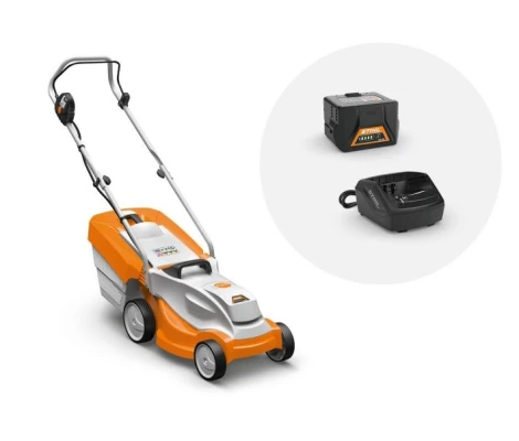 STIHL Cortacésped Batería RMA 235.1 Con Batería AK 20 y Cargador AL 101