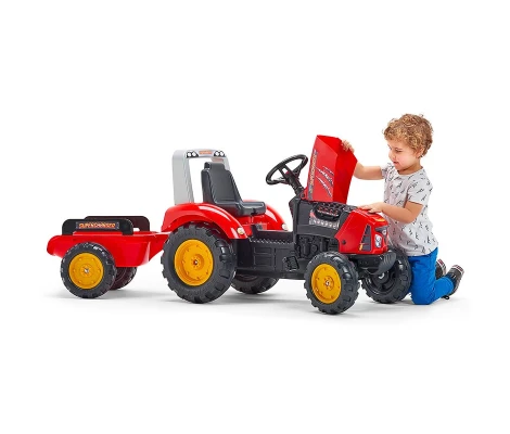 FALK Tractor Rojo De Pedales Supercharger