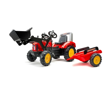 FALK  Retroexcavadora Roja De Pedales Supercharger