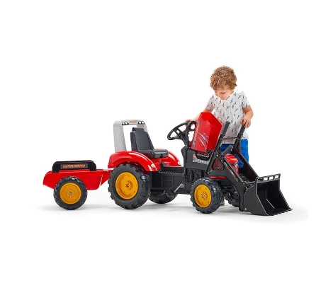 FALK  Retroexcavadora Roja De Pedales Supercharger