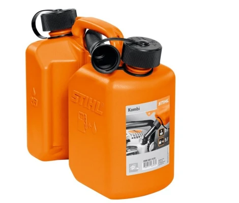 STIHL Bidón Combinado Pequeño Naranja Con Tubo De Llenado