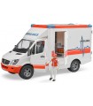 Bruder Ambulancia Mercedes Benz Con Sanitario