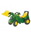 Rolly Toys Farmtrac Tractor De Pedales John Deere 7930 Con Pala Ruedas Neumáticas