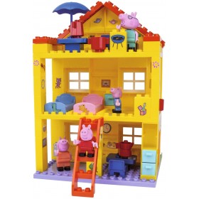 Casita De Peppa Pig Bloques De Construcción 107 Piezas