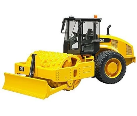 Bruder Apisonadora Cat Con Pala Niveladora y Tambor