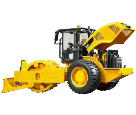 Bruder Apisonadora Cat Con Pala Niveladora y Tambor