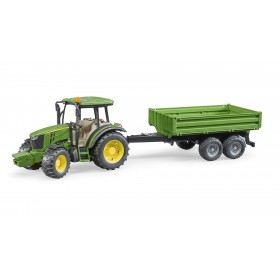 Bruder Tractor John Deere 5115 M Con Remolque Basculante