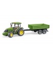Bruder Tractor John Deere 5115 M Con Remolque Basculante