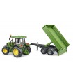 Bruder Tractor John Deere 5115 M Con Remolque Basculante