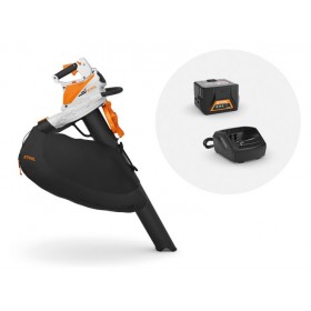 STIHL Soplador Picador Aspirador SHA 56 Con Batería AK 20 y Cargador AL 101