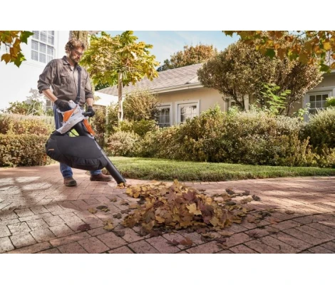 STIHL Soplador Picador Aspirador SHA 56 Con Batería AK 20 y Cargador AL 101