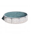 Gre Piscina Desmontable Groenlandia Circular Acero Ø 350 x 132 cm KITPR358N