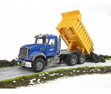 Bruder Camión MACK Granite Caja Volquete