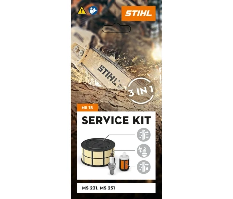 STIHL Kit De Mantenimiento 15 Para Motosierra De Gasolina MS 231 y MS 251