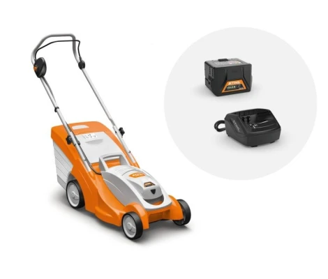 STIHL Cortacésped RMA 339.0 Batería AK 20 y Cargador AL 101
