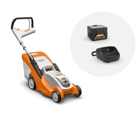 STIHL Cortacésped RMA 339 C Batería AK 20 y Cargador AL 101
