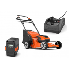 Husqvarna Kit Cortacésped LC 142iS Con Batería BLi20 4,0Ah y Cargador C80