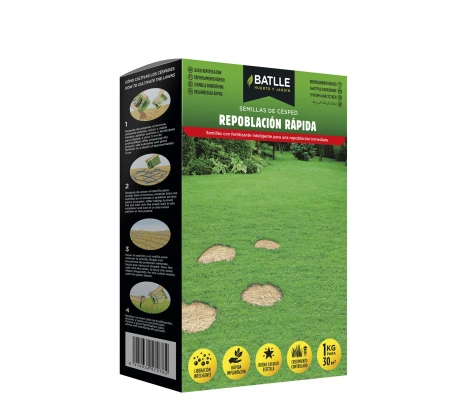 Batlle Semillas De Césped Repoblación Rápida 1kg