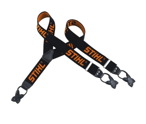 STIHL Tirantes Elásticos Negro/Naranja