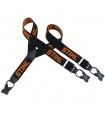 STIHL Tirantes Elásticos Negro/Naranja