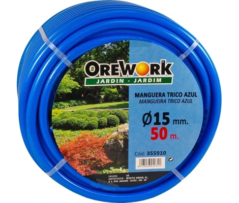 Orework Manguera Trico Azul Ø 15 mm 50 m