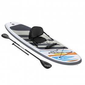 Bestway Tabla Paddle Surf Con Remo y Asiento White Cap 305x84x12 cm
