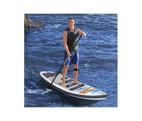 Bestway Tabla Paddle Surf Con Remo y Asiento White Cap 305x84x12 cm