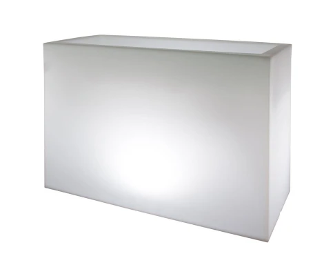 Jardinera Kube Alta Kit Luz 100x40x70 cm