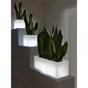 Jardinera Mini Kube Cassetta Light 60x20x20 cm