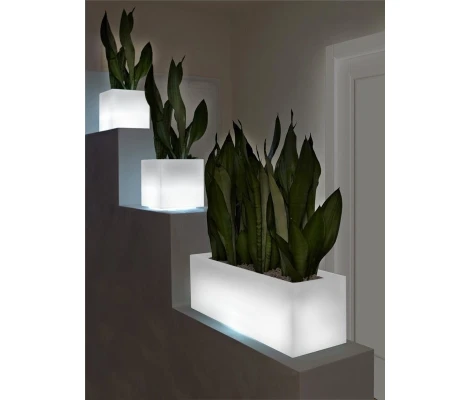 Jardinera Mini Kube Cassetta Light 60x20x20 cm