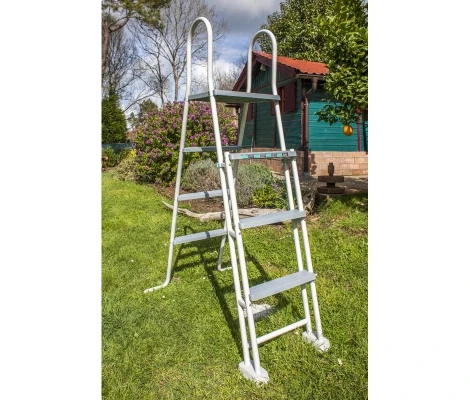 Gre Piscina Fidji Redonda De Acero Blanca Ø550 x 120 cm