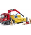 Bruder Camión De Construcción Mercedes Benz Arocs Con Grúa