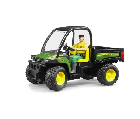 Bruder Buggy John Deere Gator 855D Con Conductor