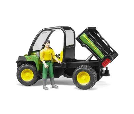 Bruder Buggy John Deere Gator 855D Con Conductor