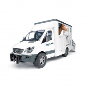 Bruder Furgoneta Mercedes Benz Sprinter Transporte De Caballos