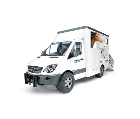 Bruder Furgoneta Mercedes Benz Sprinter Transporte De Caballos