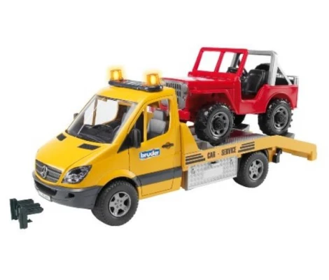 Bruder Camión Remolcador Mercedes Benz