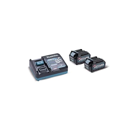 Makita Kit Fuente De Alimentación 40Vmáx 2,5Ah. BL4025X2 + DC40RA - 191J39-5