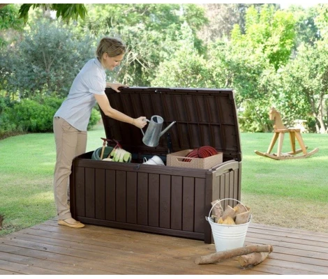 Keter Arcón De Jardín Glenwood  Marrón 390 litros