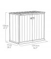 Keter Cobertizo De Jardín Patio Store Duotech 1000 litros
