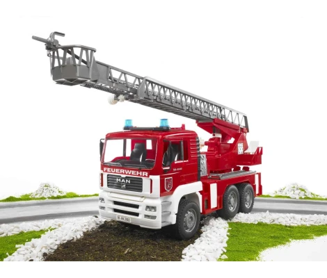 Bruder Camión Bomberos MAN TGA Con Escalera Giratoria