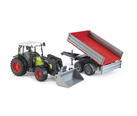 Bruder Claas Nectis 267 F Con Cargador y Remolque