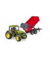 Bruder John Deere 6920 Con Remolque De Volquete