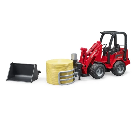 Bruder Cargador Agrícola Schäffer 2630 Con Pinza y Bala