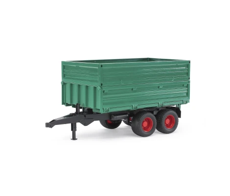 Bruder Remolque De Eje Tándem Con Caja De Carga Desmontable