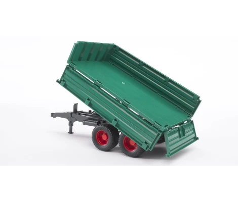 Bruder Remolque De Eje Tándem Con Caja De Carga Desmontable