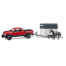 Bruder Todoterreno RAM 2500 Power Wagon Con Remolque De Caballos