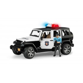 Bruder Todoterreno Jeep Wrangler Rubicon De Policia
